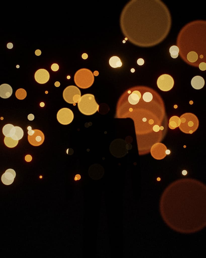 Figure among torch light